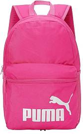 Рюкзак PUMA Phase fluo pink-silver logo