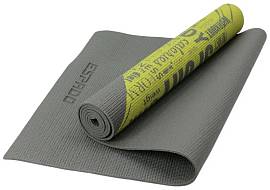 Коврик для йоги ESPADO PVC 173*61*0.5см,сер/зел