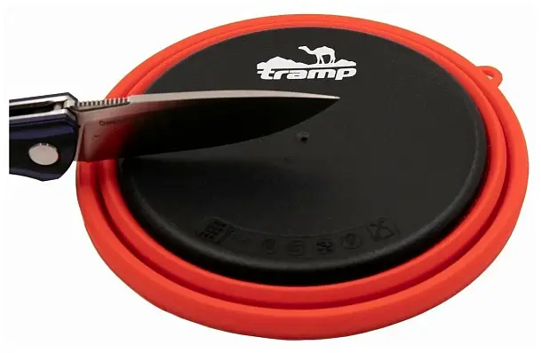 тарелка силикон tramp с пласт дном 15*8.5