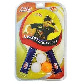 Набор для н/теннис Double Fish 303 2 ракетки 3 мяч