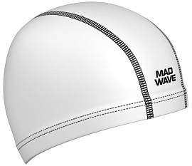 Шапочка д/плав. MAD WAVE Ergofit Lycra white