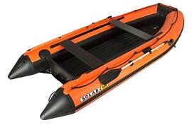 Лодка надувная моторная SOLAR420JET ТОННЕЛЬ СТРЕЛА
