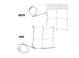 Сетка волейбольная FS-V-№3 9.5х1м, нить 3,5мм шнур