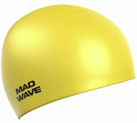 Шапочка д/плав. MAD WAVE Intensive Silicone yellow