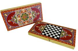 Нарды H-5 дерево (малые) 400*200*34