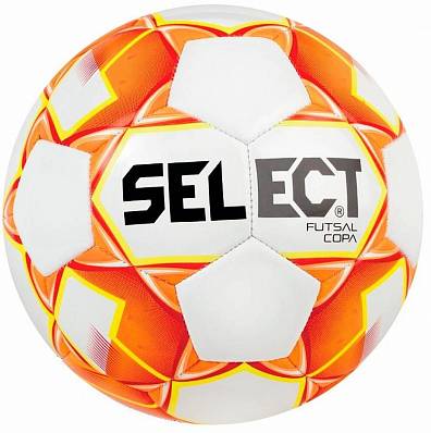 мяч футзальный select copa 62-64 бел/ор/желт для футбола товары