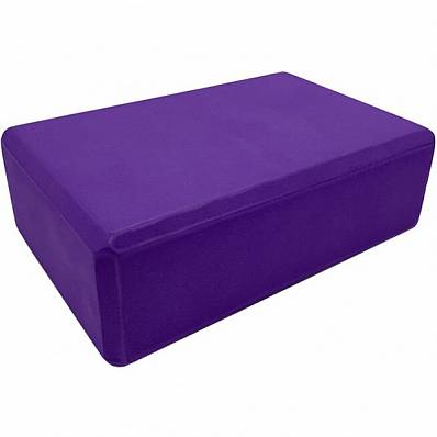  блок для йоги be100-2 22.3x15.0x7.6 фиолетовый