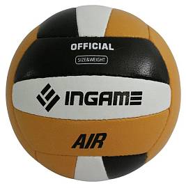 Мяч волейбольный INGAME AIR черно-оранжевый