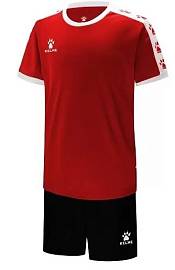 Форма футбольная KELME детская красно-черный