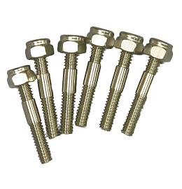 Комплект шпилек удлинн +гайка 6шт. M6  Метр. Сред