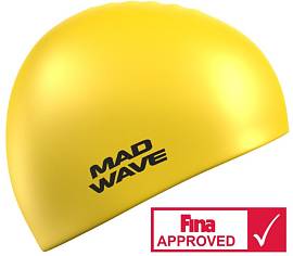 Шапочка д/плав. MAD WAVE Intensive Silicone yellow