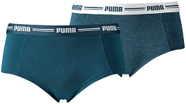 Плавки PUMA Iconic Mini Short 2P Dark Denim ж.