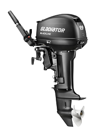 Мотор лодочный GLADIATOR G9.9FHS BLACK LINE 2т