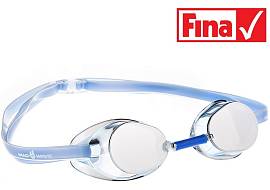 Очки старт. MAD WAVE Racer Sw Mirror Azure