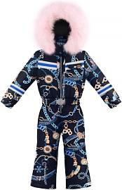 Комбинезон г/л POIVRE BLANC иск.мех jewel blue д.