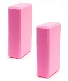 Блок для йоги 2 ш.розовый BE300-2 набор