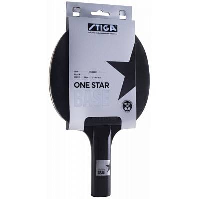 ракетка н/теннис stiga base черная для настольного тенниса