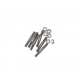 Комплект шпилек удлинн +гайка 6шт. M6  Малая/Сред