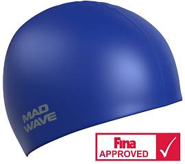 Шапочка д/плав. MAD WAVE Intensive Silicone blue