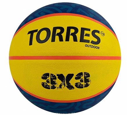 мяч баскетбольный torres 3x3 outdoor №6 для для баскетбола