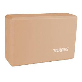 Блок для йоги TORRES YL8005P 8*15*23см eva пудра