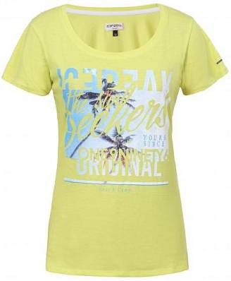 футболка icepeak ss marie yellow ж. Icepeak