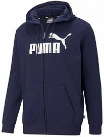 Толстовка PUMA ESS Big Logo Fz Hoodie TR blue м.