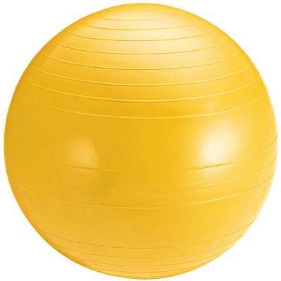  мяч гимнастический fba-95-1 95см anti-birst желтый