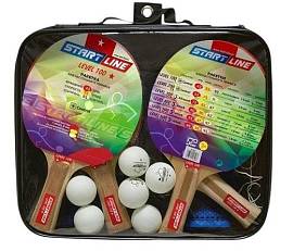 Набор н/тен LEVEL 100 4ракетки 6мяч +сетка