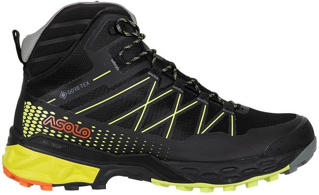 ASOLO Tahoe Mid GTX Black Safety Yellow