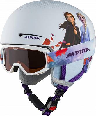 шлем горнолыжный alpina zupo frozen set