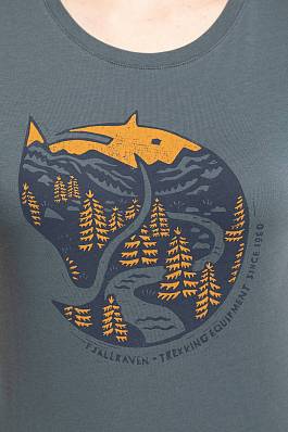 футболка fr arctic fox print dusk ж. Fjallraven