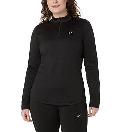 Пулон ASICS Core LS 1/2 Zip Winter black ж.