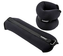 Утяжелители TORRES 2x1.5 кг неопрен металл песок
