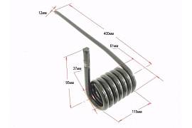 S800/600 Пружина тележки заднняя левая  S800/600сс