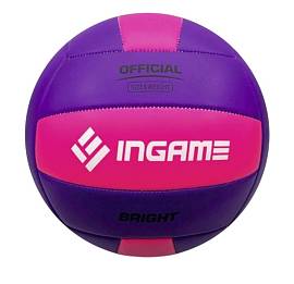 Мяч волейбольный INGAME BRIGHT фиолет-розовый