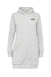 Худи удл. PUMA ESS Hooded Fl gray ж.