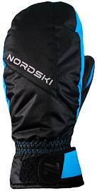 Варежки NORDSKI Arctic Black/Blue Membrane