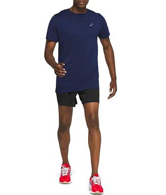 шорты asics road 5in black м. Asics