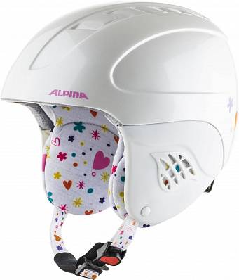 шлем горнолыжный alpina carat wh/deco