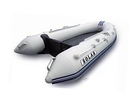 Лодка надувная моторная SOLAR420JET ТОННЕЛЬ СТРЕЛА