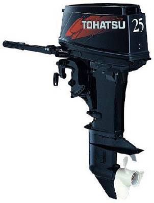мотор лодочный tohatsu m25hs