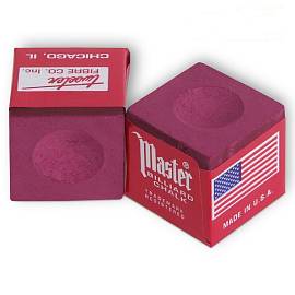 Мелок бильярдный MASTER (1шт) Burgundy
