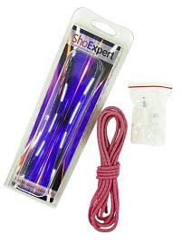 Шнурки SHOEXPERT эласт.светоотраж. 3мм.120cm.pink