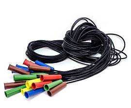 Скакалка 2.85м  d-4 мм резиновый шнур
