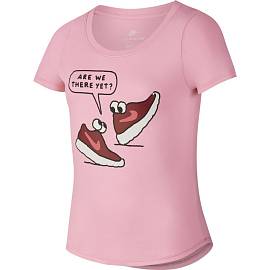 Футболка NIKE fw G NsTee Are We There Pink д.