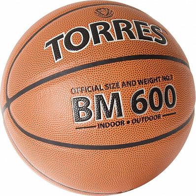 мяч баскетбольный torres bm600 №7 для для баскетбола