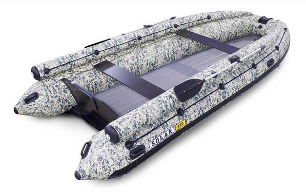 лодка надувная мотор solar470jet стрела expedition
