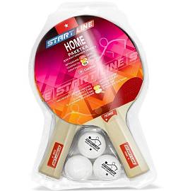 Набор н/тен HOME 1* 2 рак 3мяча +сетка