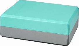 Блок для йоги E43766 сер/зеленый